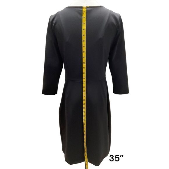 ALEXIA ADMOR Key Hole Black Dress - Picture 4 of 10